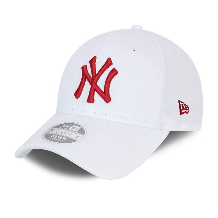 New York Yankees League Essential Naiset 9FORTY Lippis Valkoinen - New Era Lippikset Verkossa FI-435186